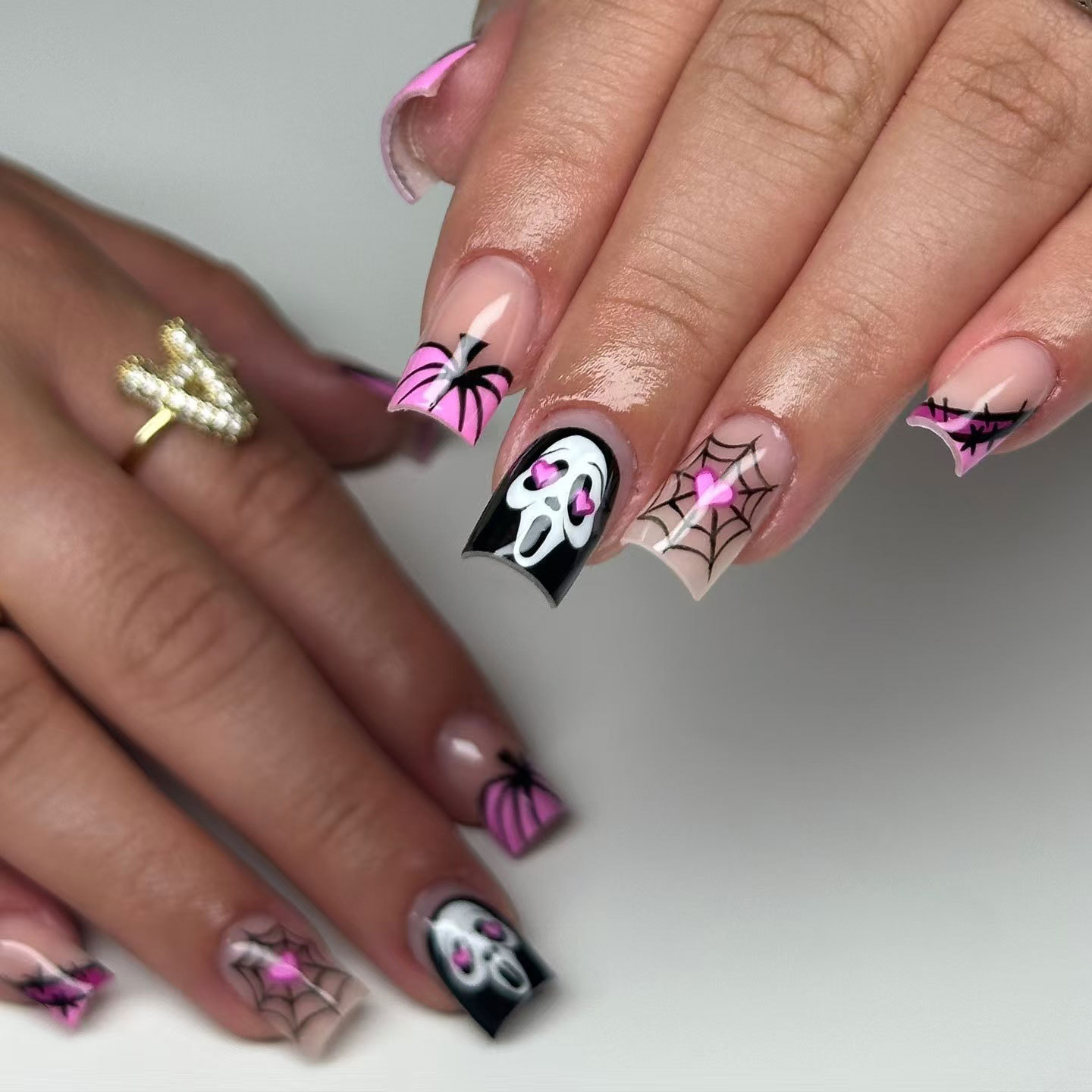 Nail Extension Tips - 24 قطعة من الأظافر الاصطناعية الطويلة