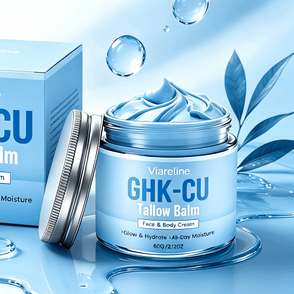 Beauty Glazed Makeup - كريم مرطب GHK-CU بالببتيد النحاسي، ترطيب