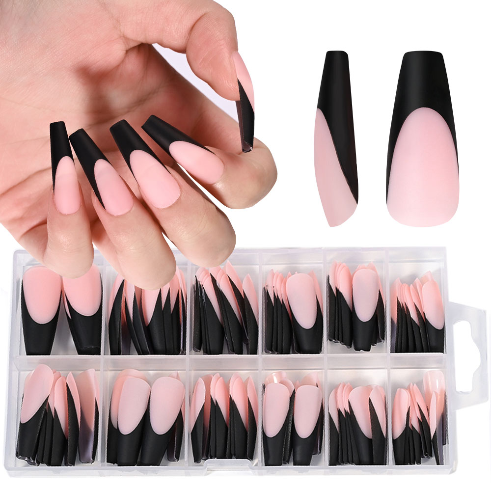 Nail Extension Tips - 120 قطعة من أطراف أظافر الجل