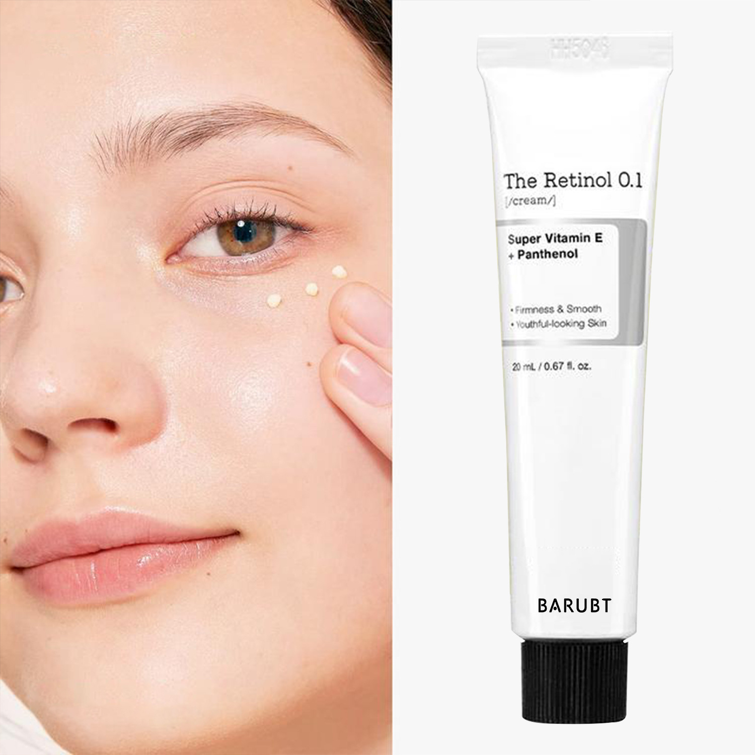 Beauty Glazed Makeup - كريم الريتينول 0.1%، كريم مضاد للشيخوخة
