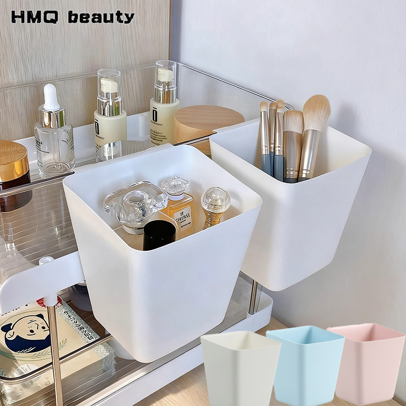 Beauty Makeup Organizer - 2/1 قطعة تخزين معلق دلو عربة