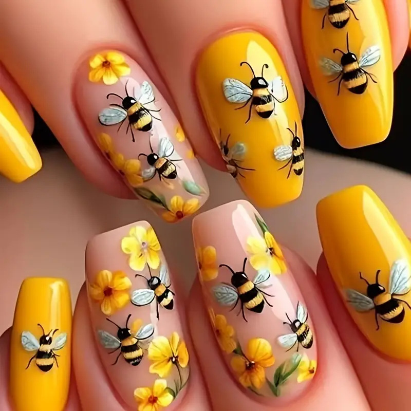 24 قطعة/المجموعة/مجموعة أظافر  - مراجعة Nail Extension Tips وسعره