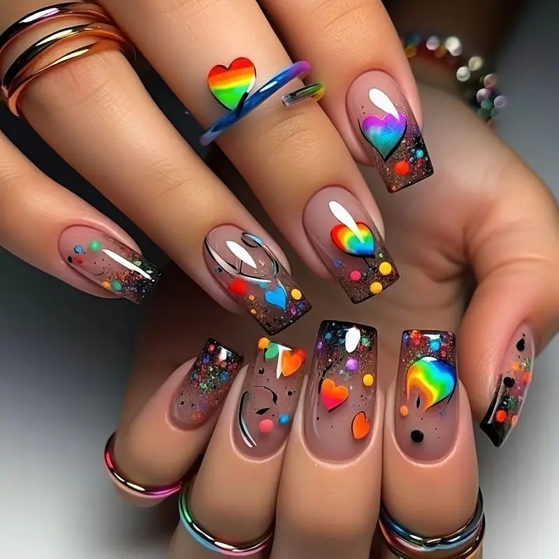 24 قطعة/المجموعة/مجموعة أظافر  - مراجعة Nail Extension Tips وسعره