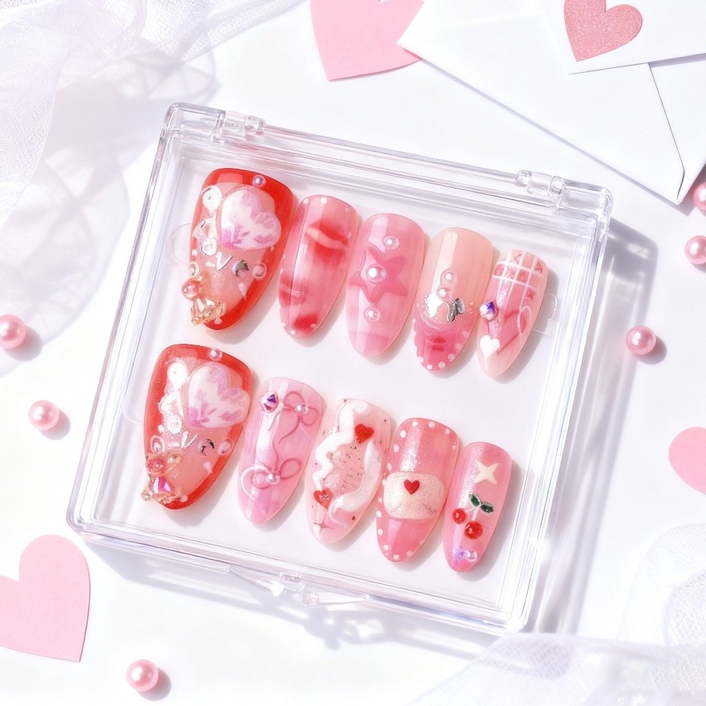 30 قطعة من أظافر الاصطناعية ال - مراجعة Nail Extension Tips وسعره