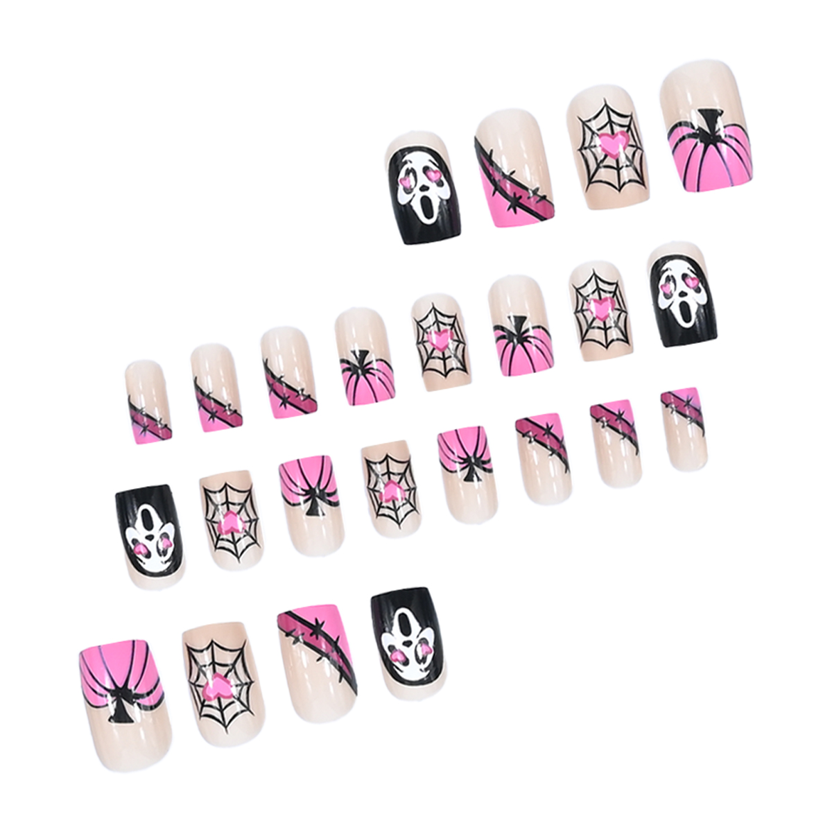 24 قطعة من الأظافر الاصطناعية  - مراجعة Nail Extension Tips وسعره