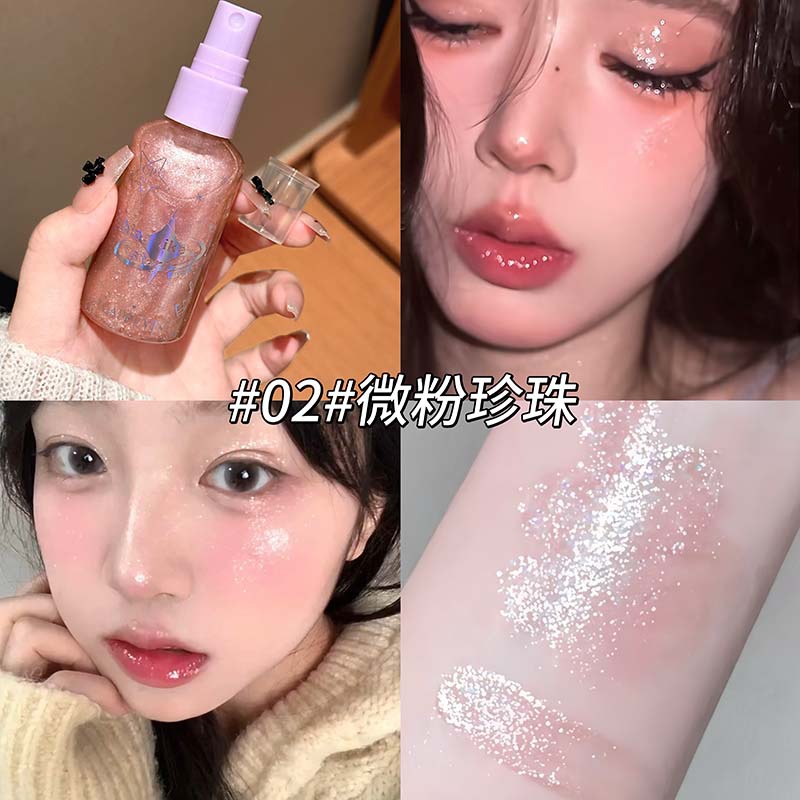 بخاخ جليتر للجسم بلمعة ماسية ن - مراجعة Beauty Makeup Looks وسعره