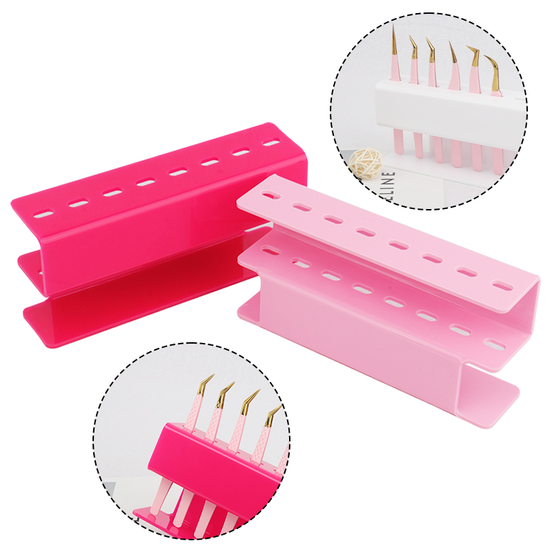 حامل ملقط بـ 8 فتحات، منظم لمل - مراجعة Beauty Makeup Organizer وسعره