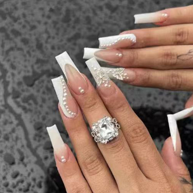 24 قطعة طويلة الباليه الأظافر  - مراجعة Nail Extension Tips وسعره