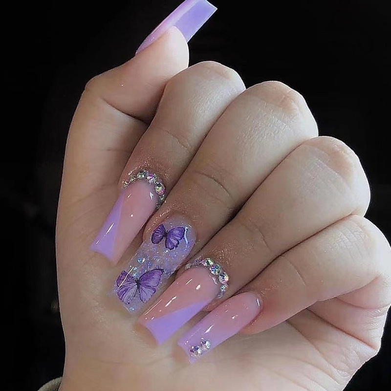 24 قطعة طويلة الباليه الأظافر  - مراجعة Nail Extension Tips وسعره