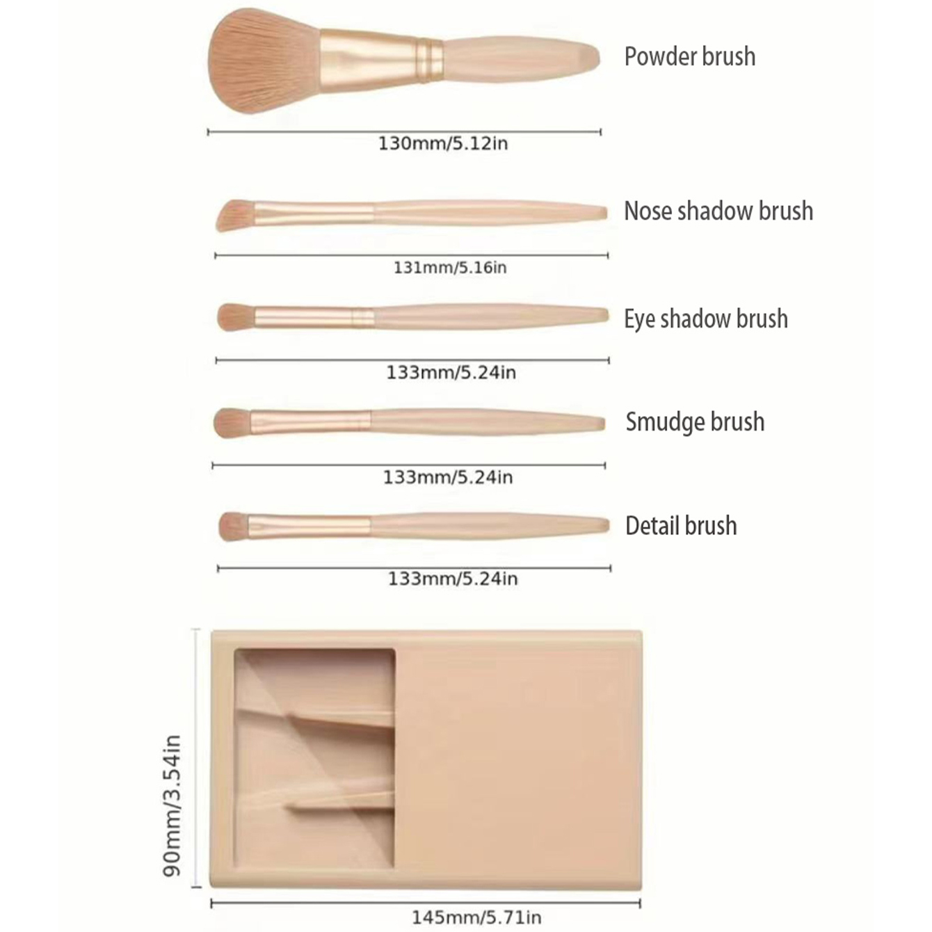 مجموعة فرش مستحضرات التجميل مك - مراجعة Beauty Makeup Organizer وسعره