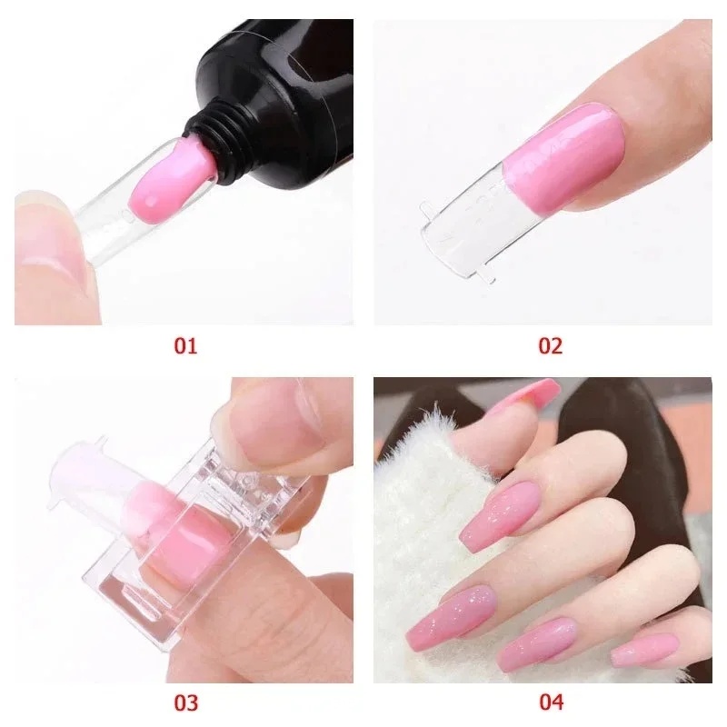 10/20 قطعة من مشابك الأظافر ال - مراجعة Nail Extension Tips وسعره